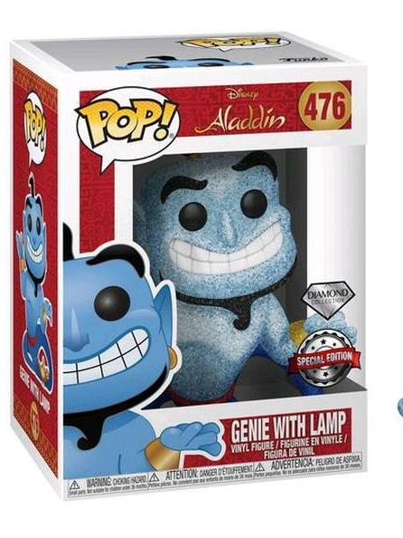 Funko Disney Collection - Diamond Aladdin Pop! Genie With Lamp Vinyl Figure 