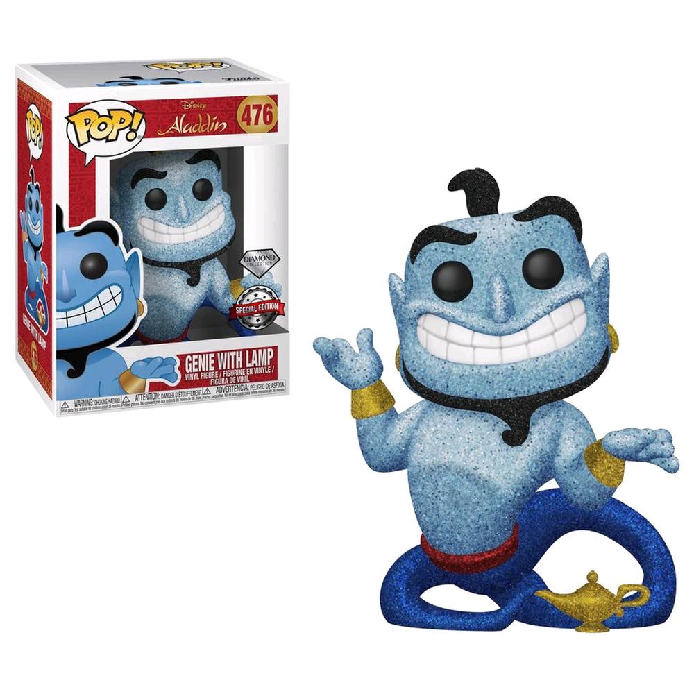 Funko Disney Collection - Diamond Aladdin Pop! Genie With Lamp Vinyl Figure 