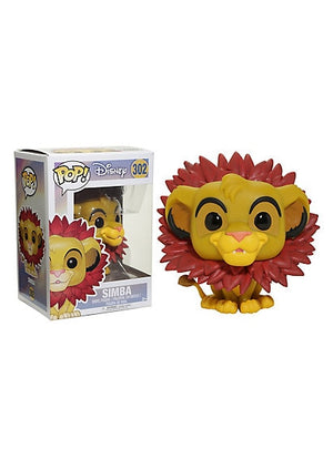 Funko Pop The Lion King Simba Leaf Mane Flocked 