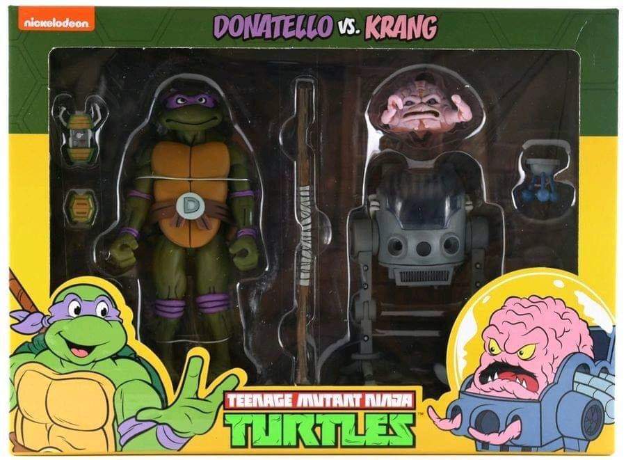 Neca TMNT 2-pack Donatello vs  Krang