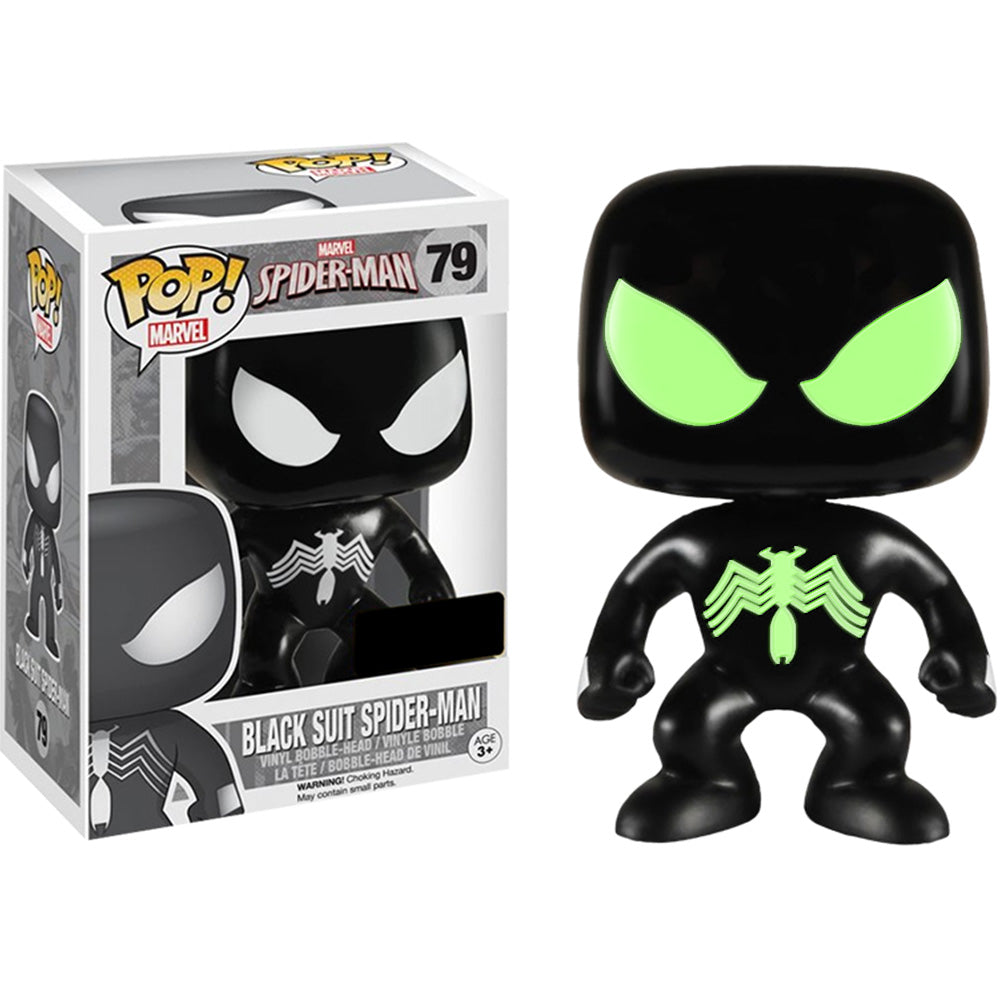 Funko Pop Spiderman Glow Black Suit #79 Exclusive