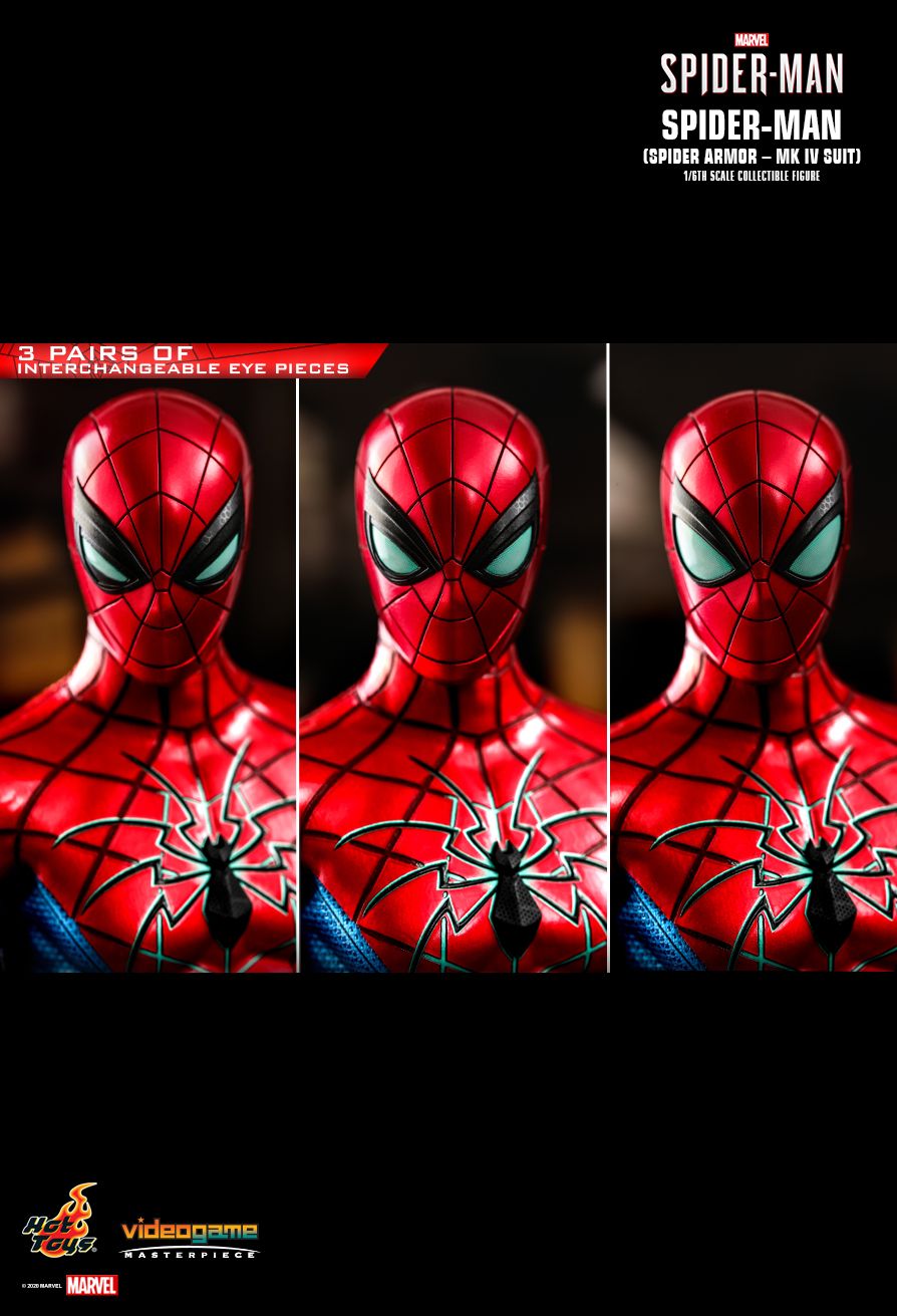 Hot Toys VGM43 Spider-Man (Spider Armor - MK IV Suit) Figure