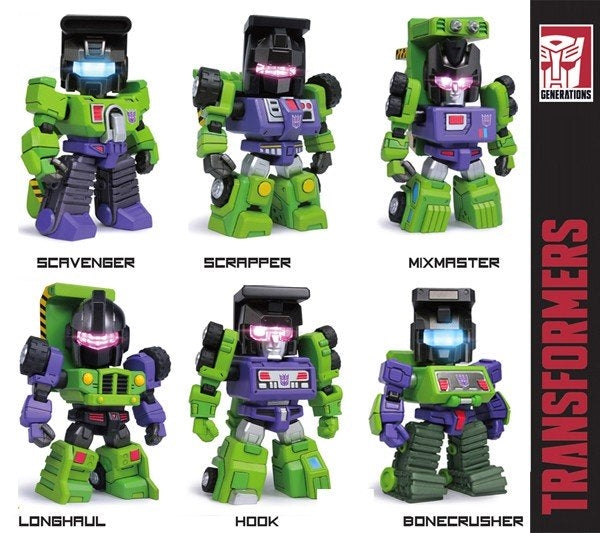 Transformers Kids Logic TF04 Devastator mini set