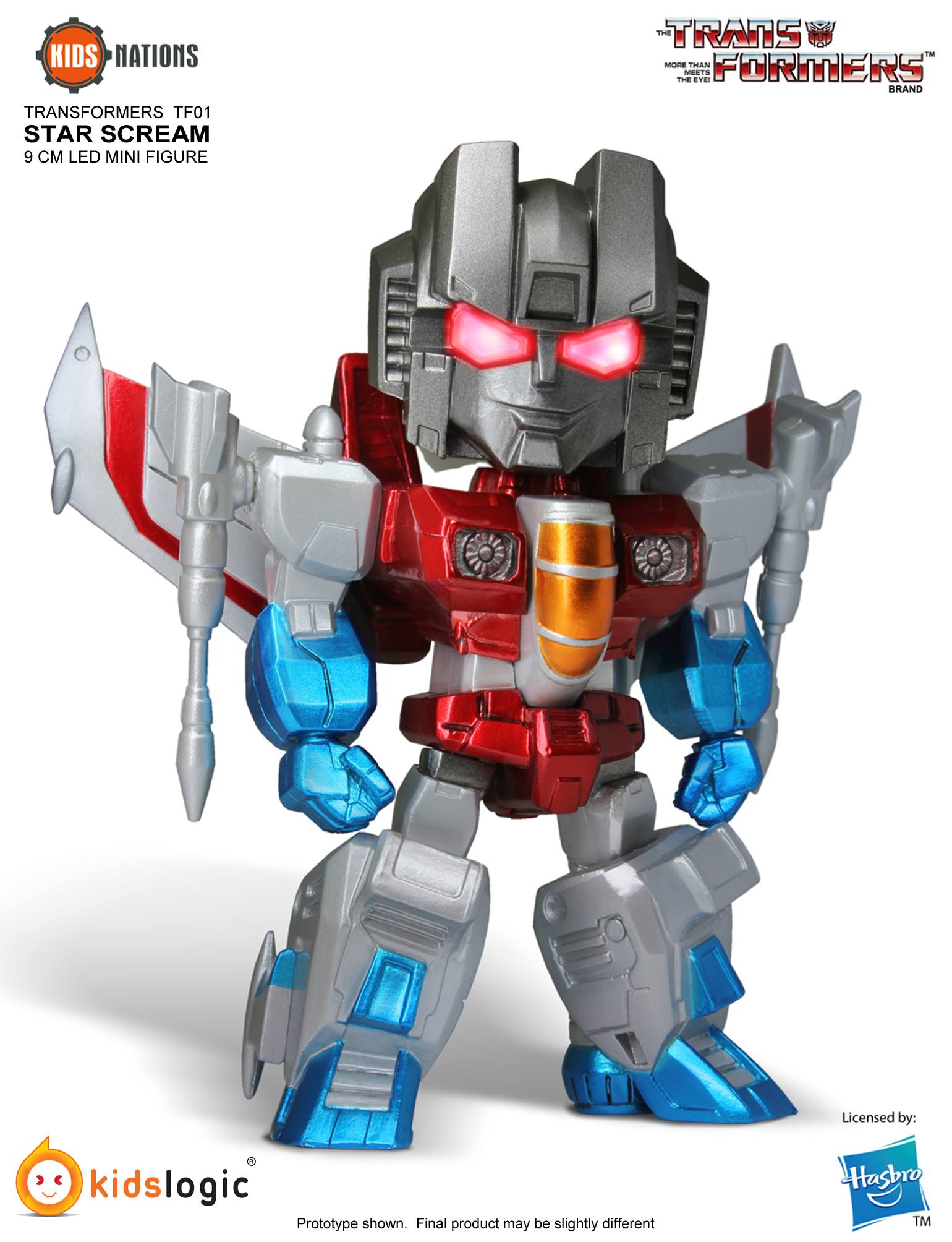 Transformers - Kids Logic TF01 set of 5 mini figures